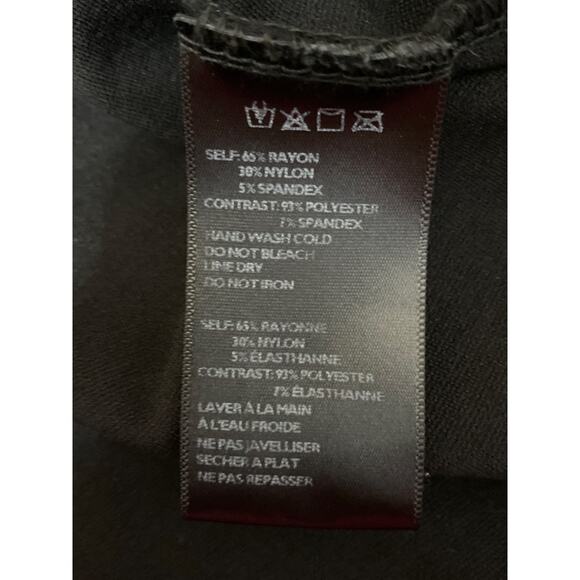 Urban Outfitters Women's Black Mesh Long Sleeve Square Neck Mini Bodycon Dress M - Picture 5 of 5